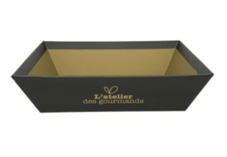 COFFRET CARTON BRUN / NOIR