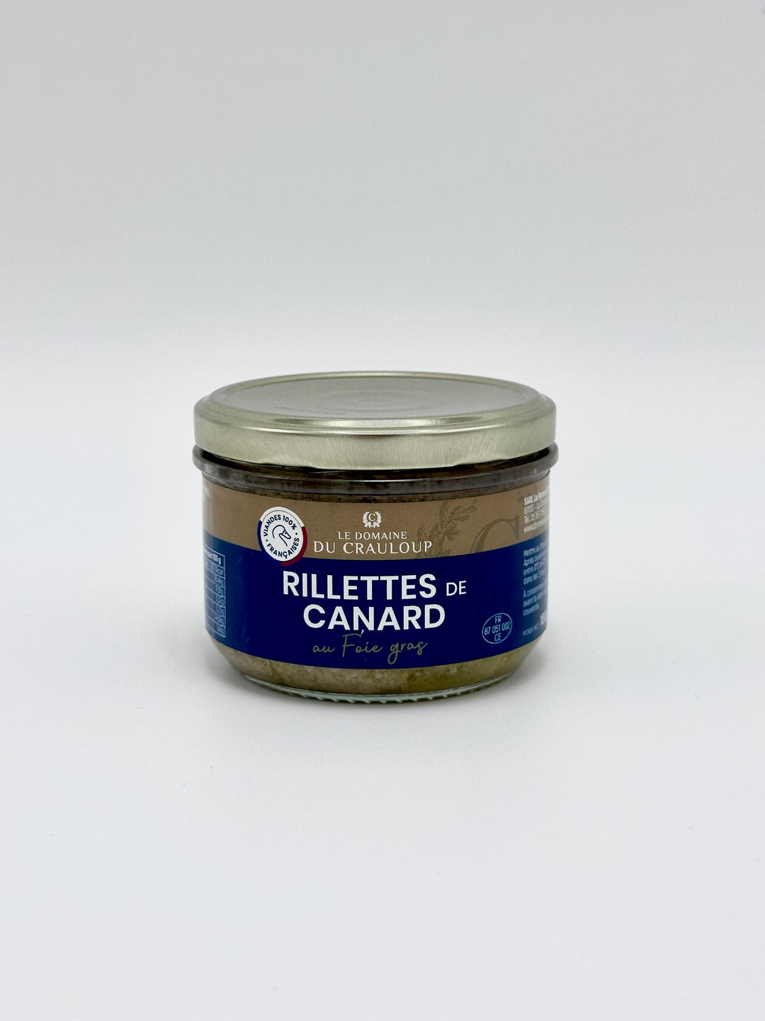 RILLETTE DE CANARD AU FOIE GRAS - 180G
