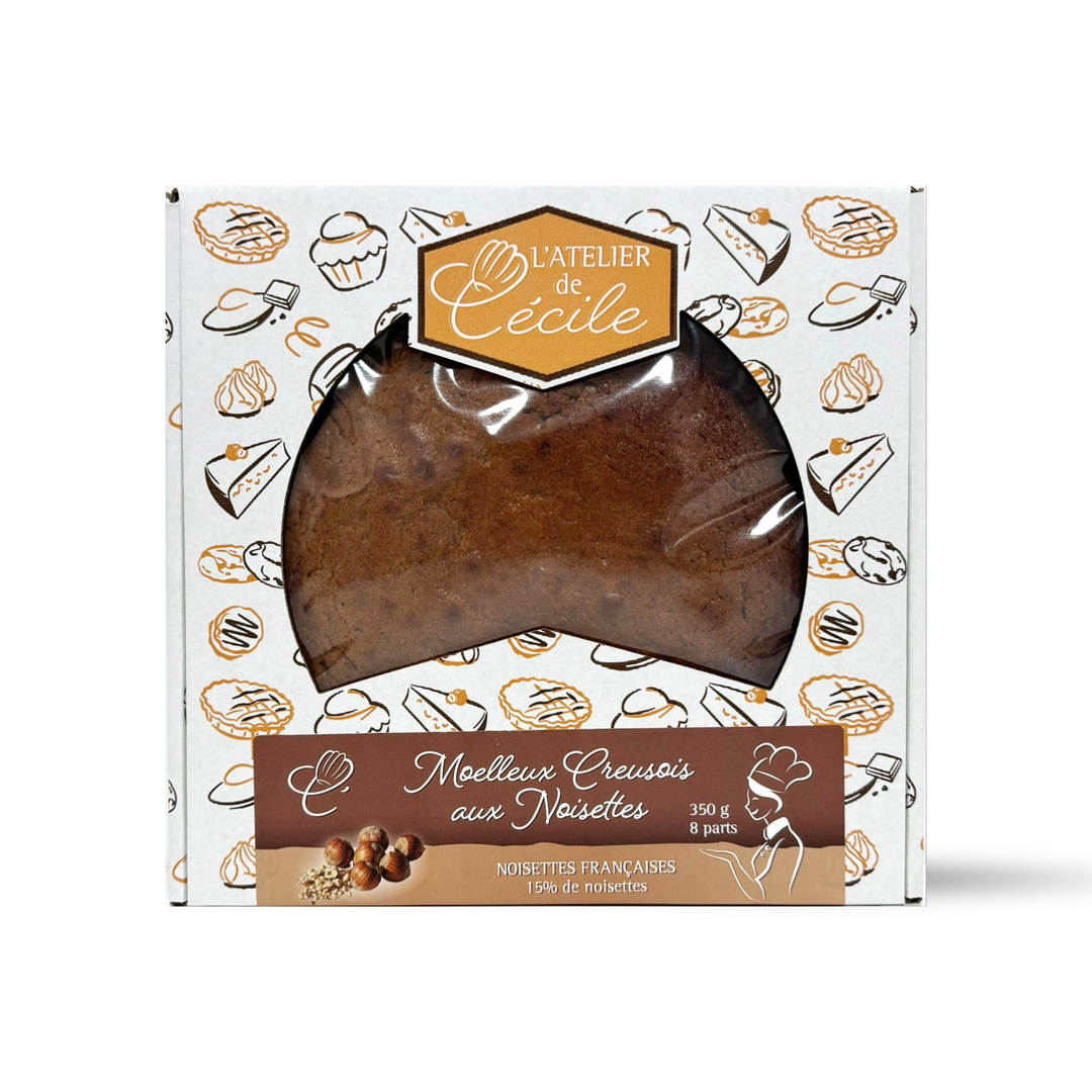 GÂTEAU MOELLEUX AUX NOISETTES - 350G