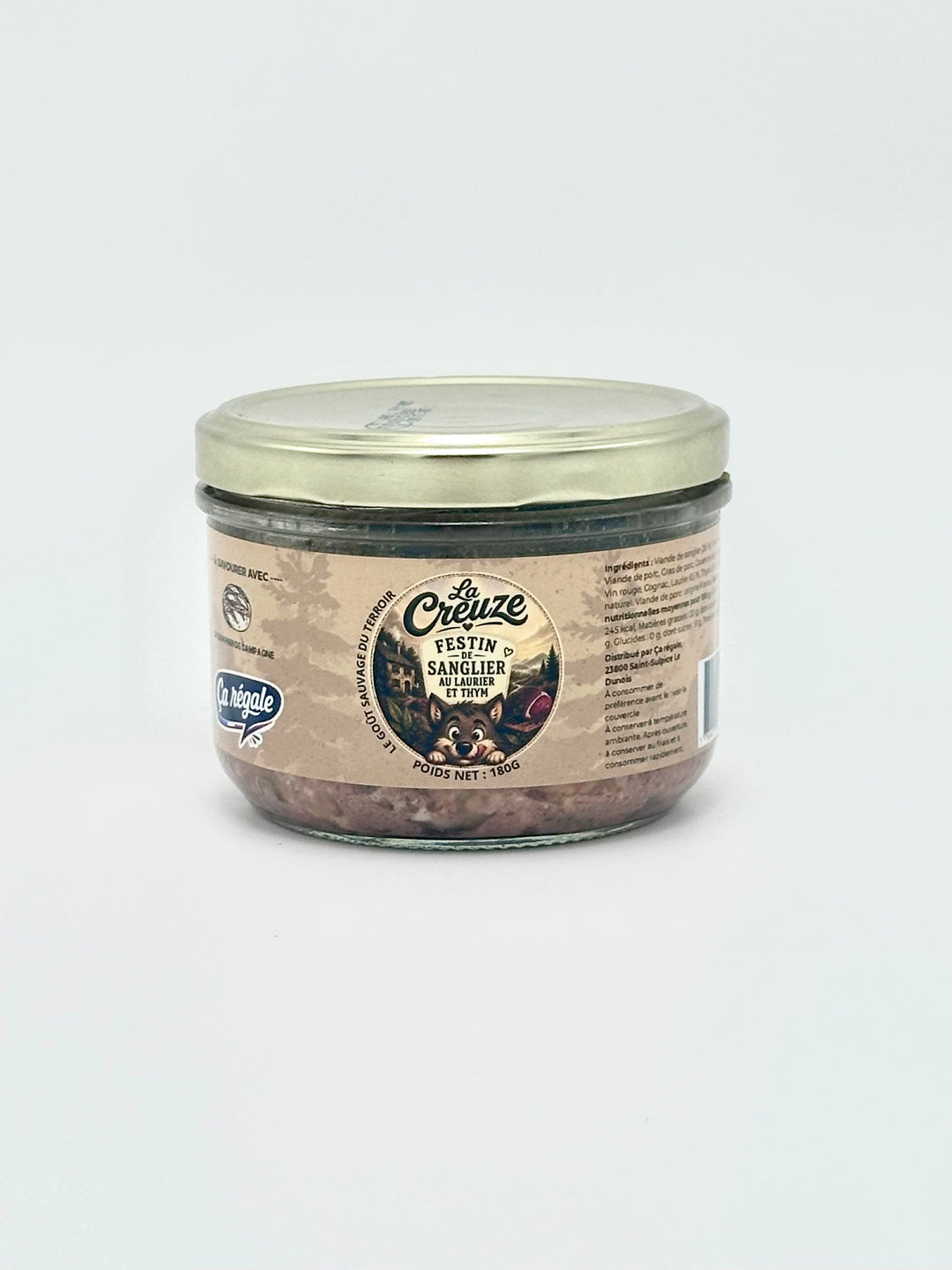 TERRINE DE SANGLIER AUX LAURIERS THYM - 180G