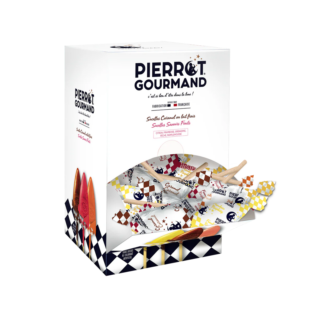 BOITE DISTRIBUTRICE 100 SUCETTES FRUITS