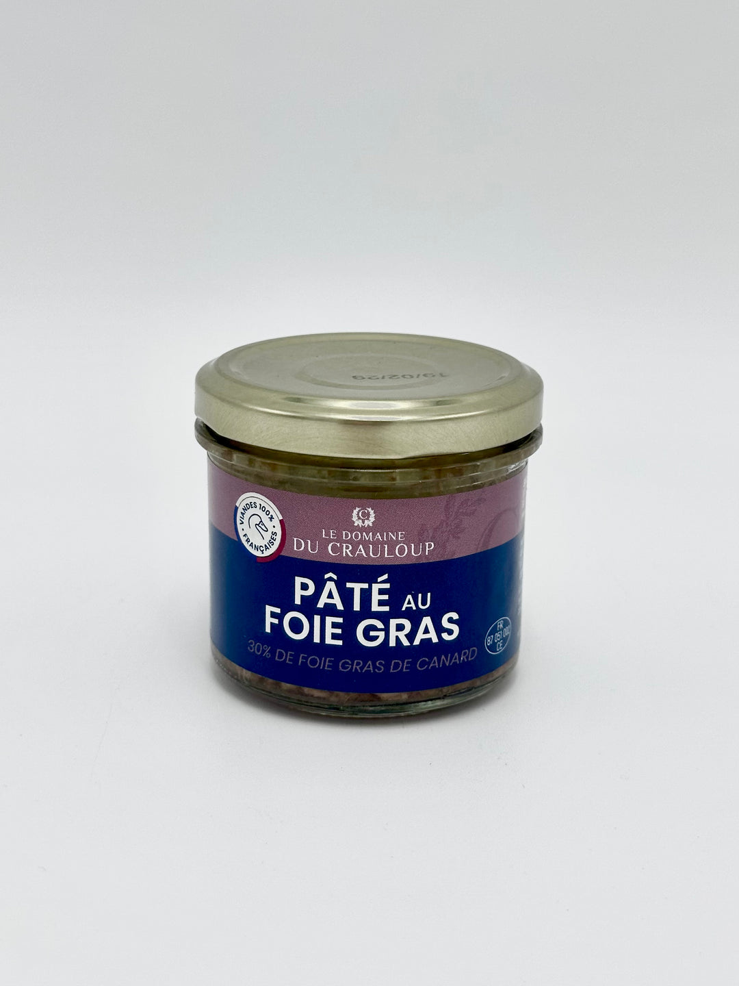 PATE AU FOIE GRAS DE CANARD (30%) - 90G
