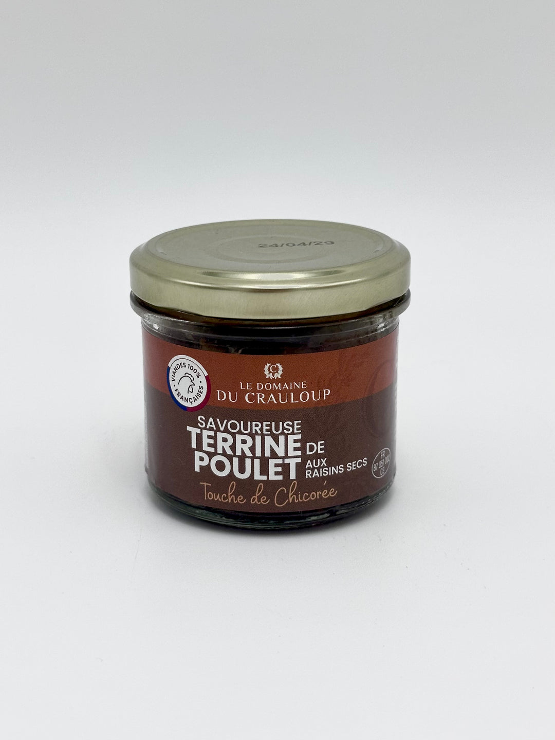 TERRINE DE POULET AUX RAISINS SECS - 90G