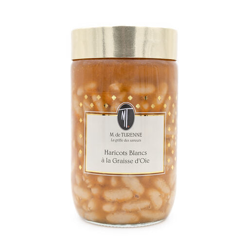 HARICOT BLANCS LINGOT CUISINÉS À LA GRAISSE D’OIE