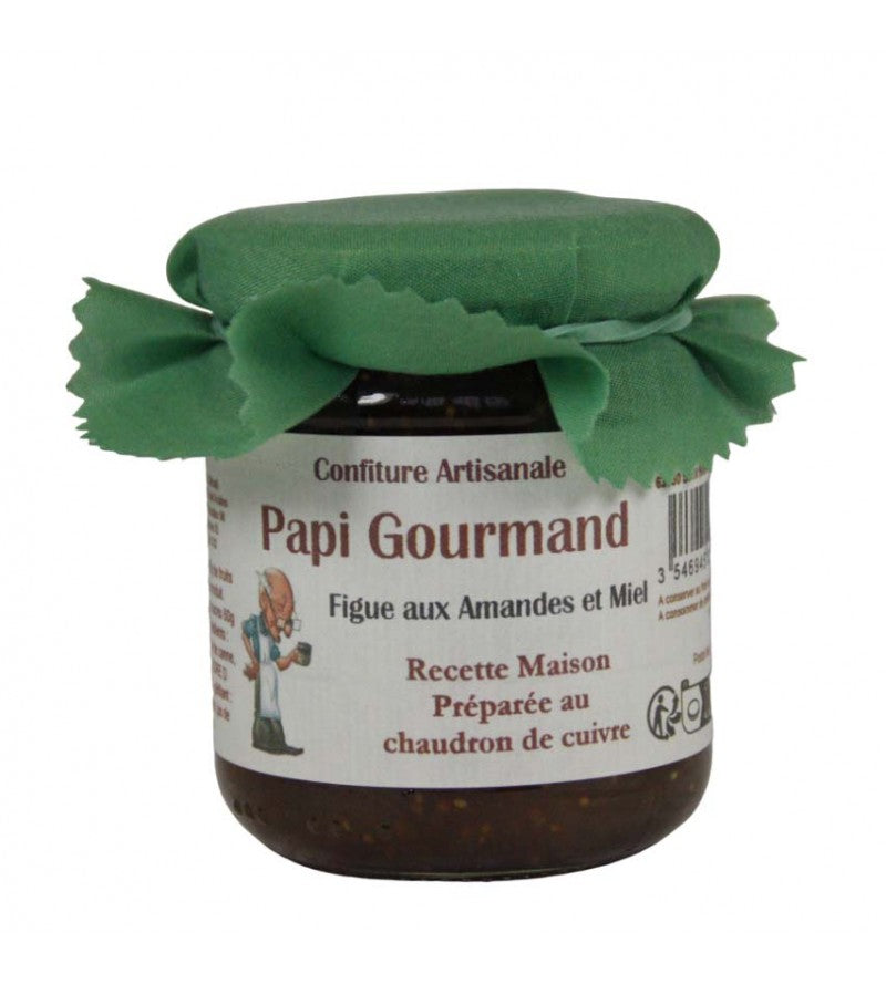 CONFITURE 250G “PAPI GOURMAND” - FIGUE, AMANDE ET MIEL